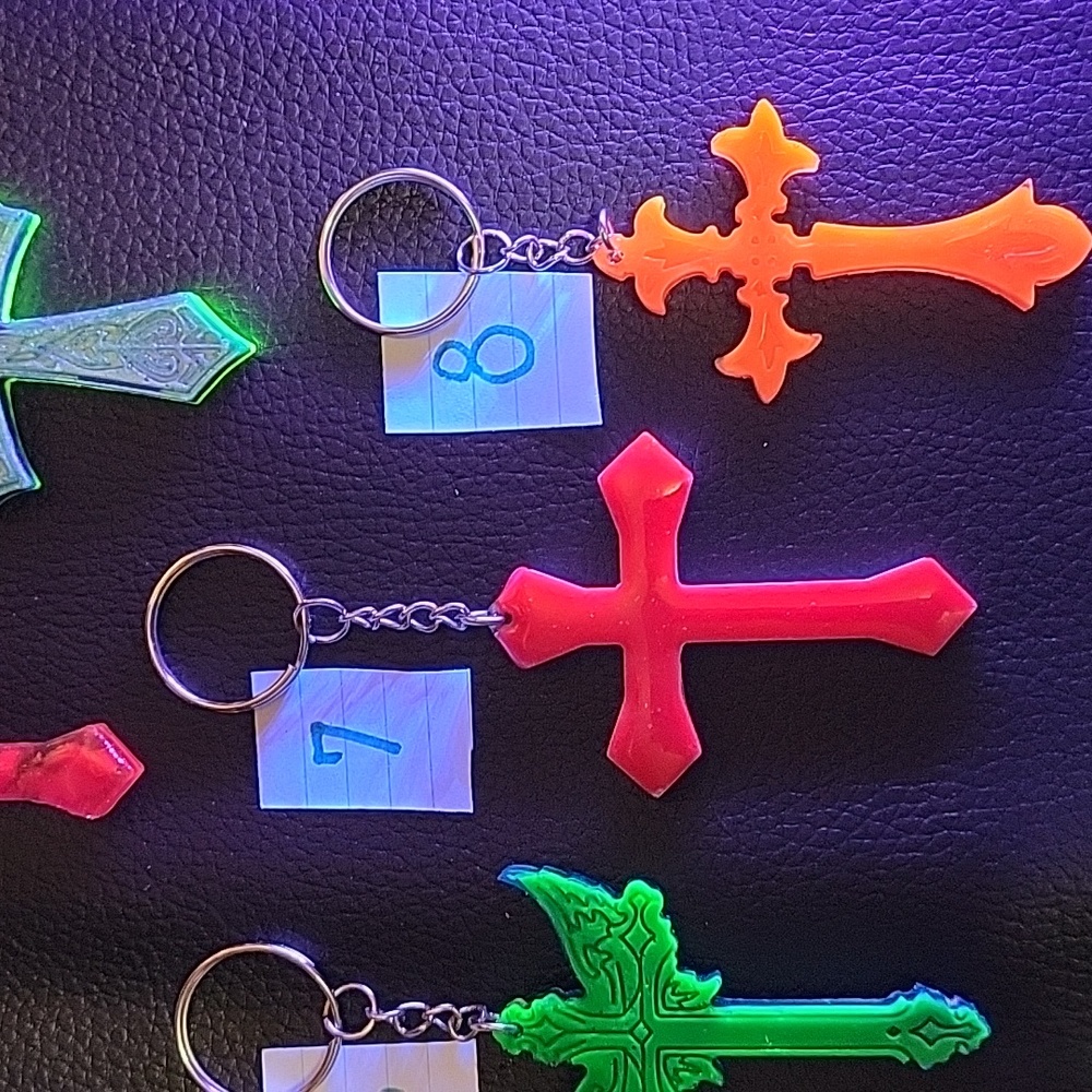 Handmade Cross Keychains - Picture 6 of 7